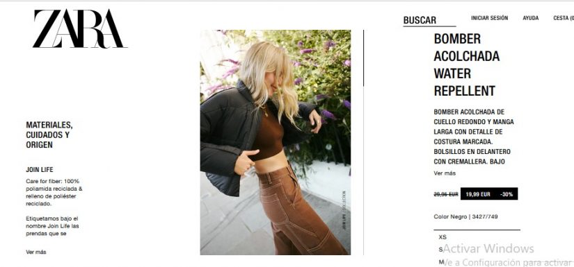 Bomber acolchada water repellent