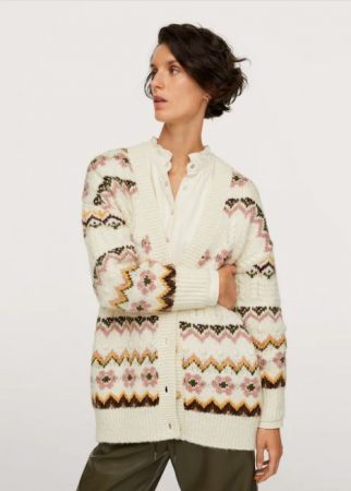 Jerséis y chaquetas de Mango para lucir como una modelo este otoño 56 Merca2.es Cardigan punto multicolor Merca2.es