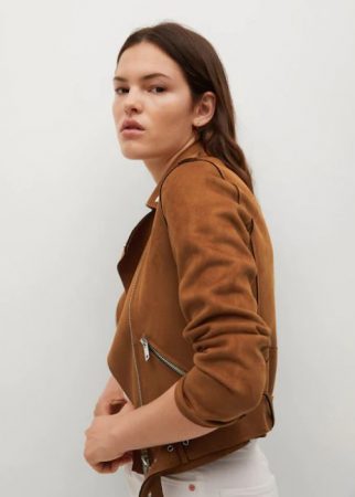 Jerséis y chaquetas de Mango para lucir como una modelo este otoño 60 Merca2.es Cazadora biker efecto ante