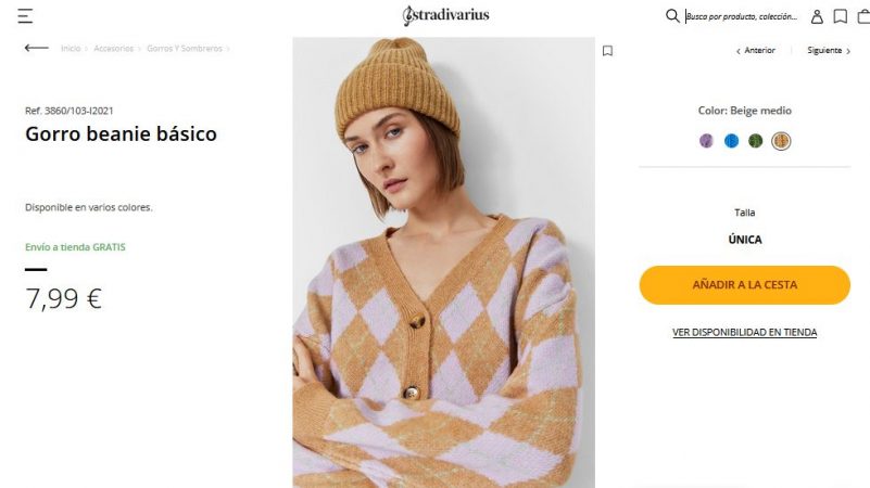 Gorro beanie básico