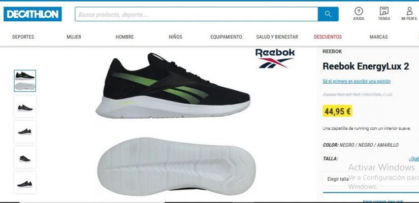 Decathlon: zapatillas Adidas y Reebok con descuentos de locura 92 Merca2.es Reebok Energy Lux 2