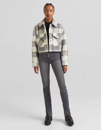 Sobrecamisa corta cuadros