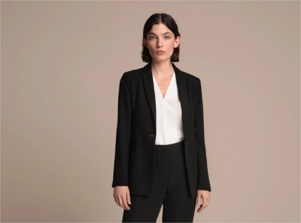 blazer basico entallado