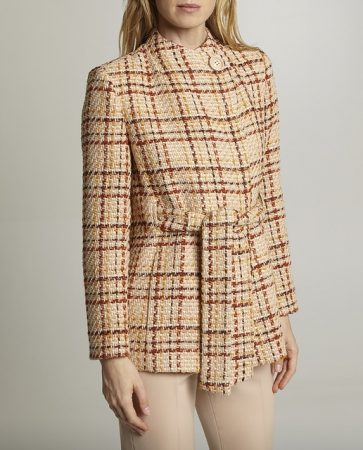 chaquetón cuadros cinto el corte inglés Merca2.es