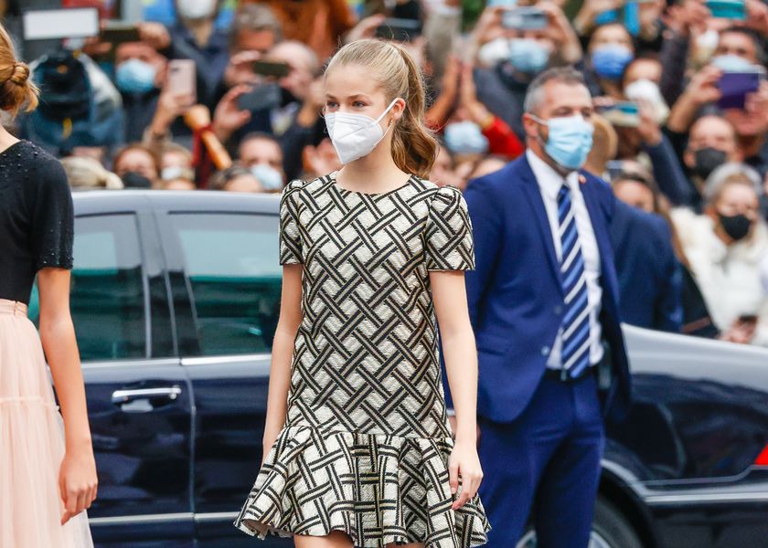 El detalle que pasó desapercibido del vestido de Leonor