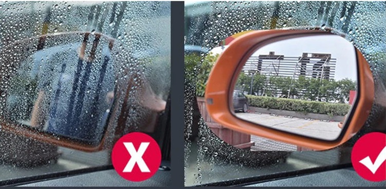 pegatina espejo retrovisor