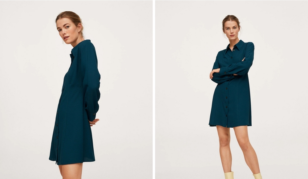 vestido fluido