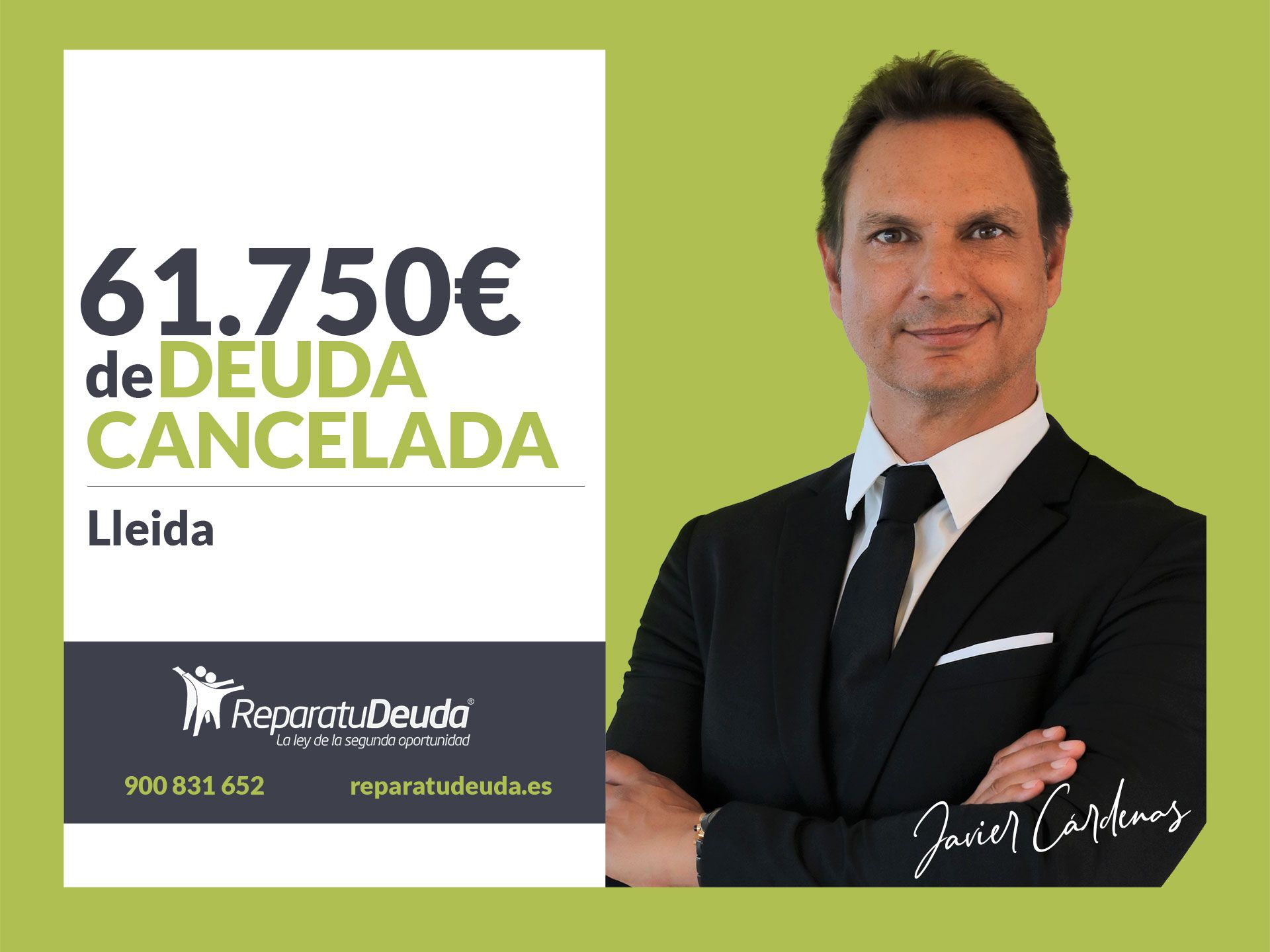 Repara tu Deuda Abogados cancela 61.750€ en Lleida (Catalunya) con la Ley de Segunda Oportunidad
