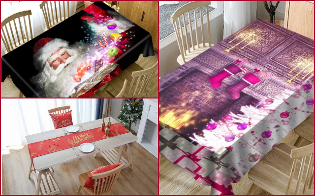 Aliexpress: los 10 manteles navideños más chulos de su web