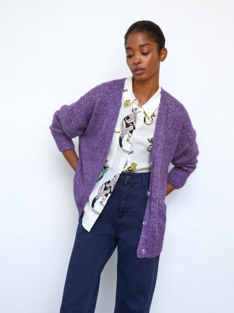 Chaqueta de punto con botones 