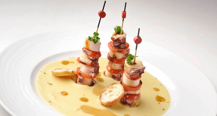 Emplata tus brochetas