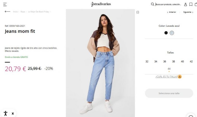 Jean’s mom fit- Stradivarius