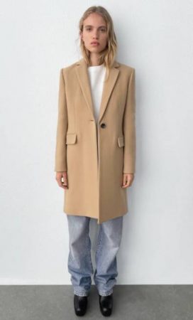 Abrigo corto masculino