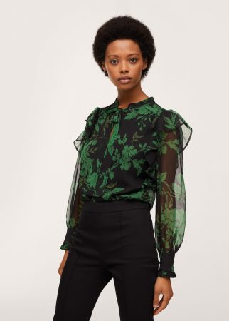 Blusa de gasa de Mango