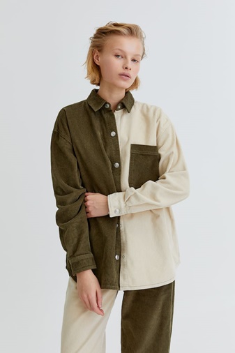 Camisa pana diseño bloques