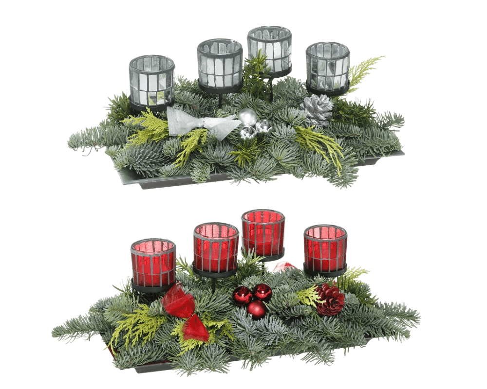 Centro de mesa navideño