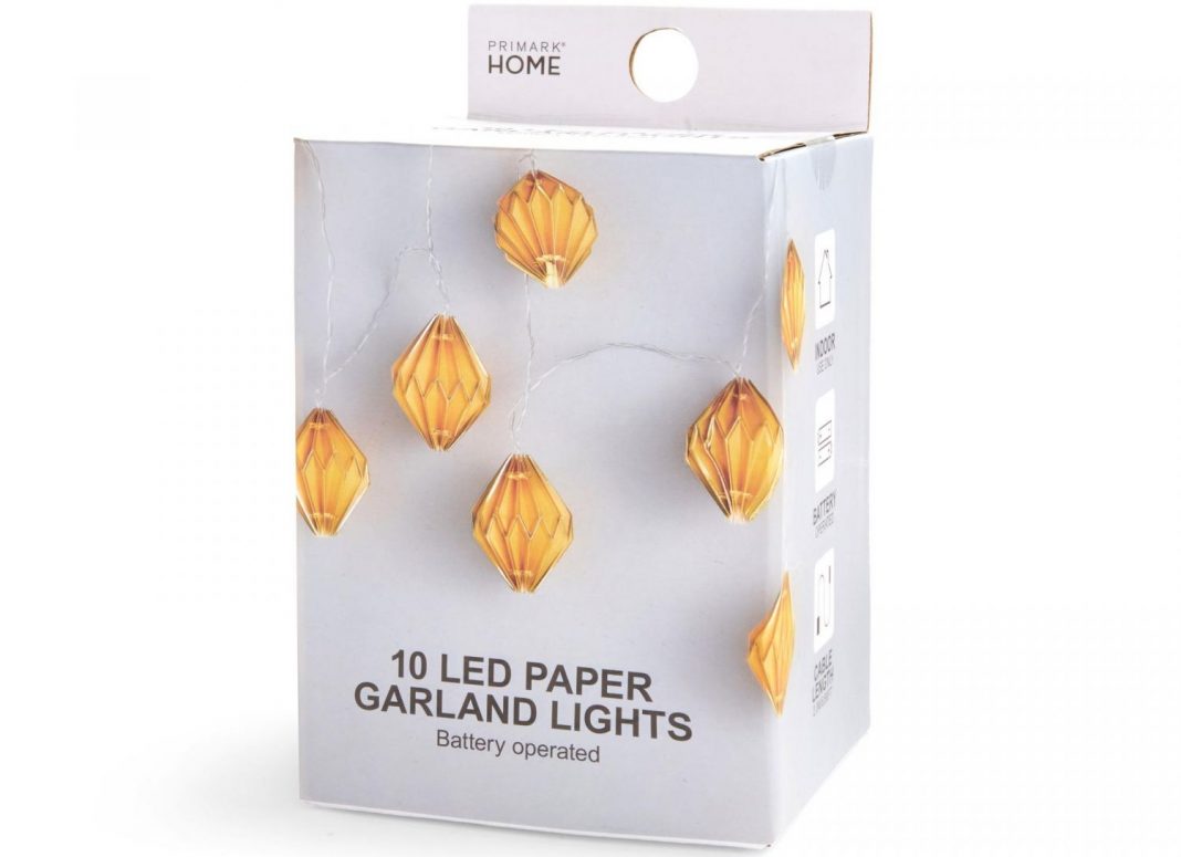 guirnalda iluminación Primark