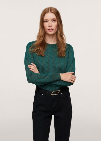 Jersey con hilo metalizado