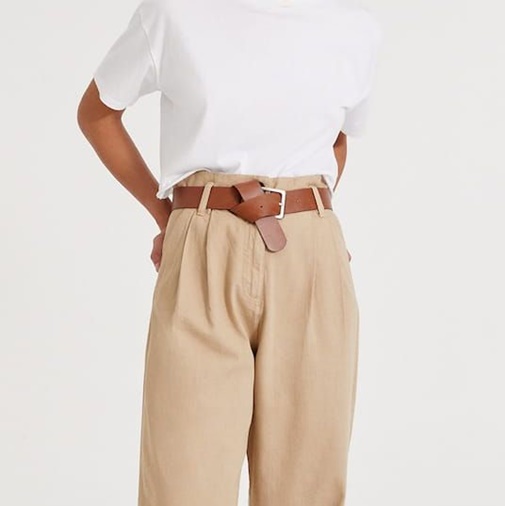 Pantalones wide-leg Pull&Bear