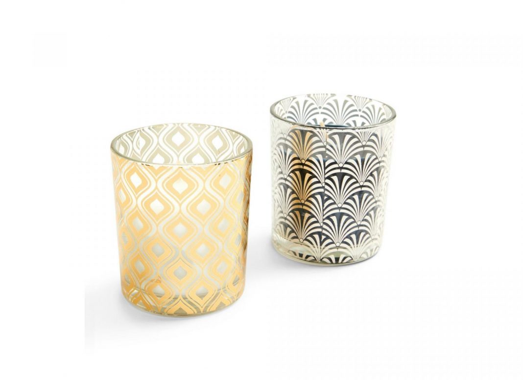 vasos dorados Navidad