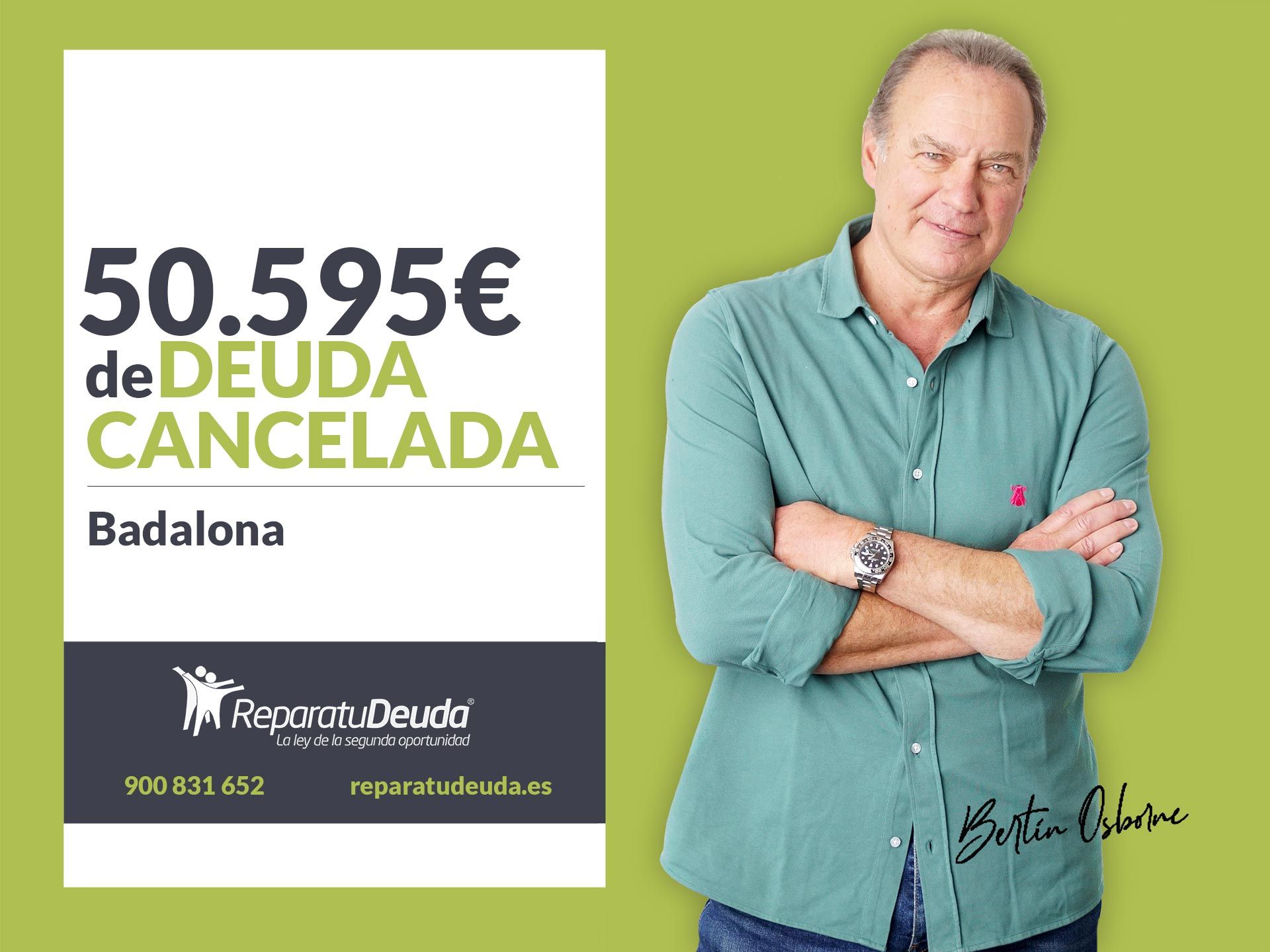 Repara tu Deuda Abogados cancela 50.595€ en Badalona (Barcelona) con la Ley de Segunda Oportunidad