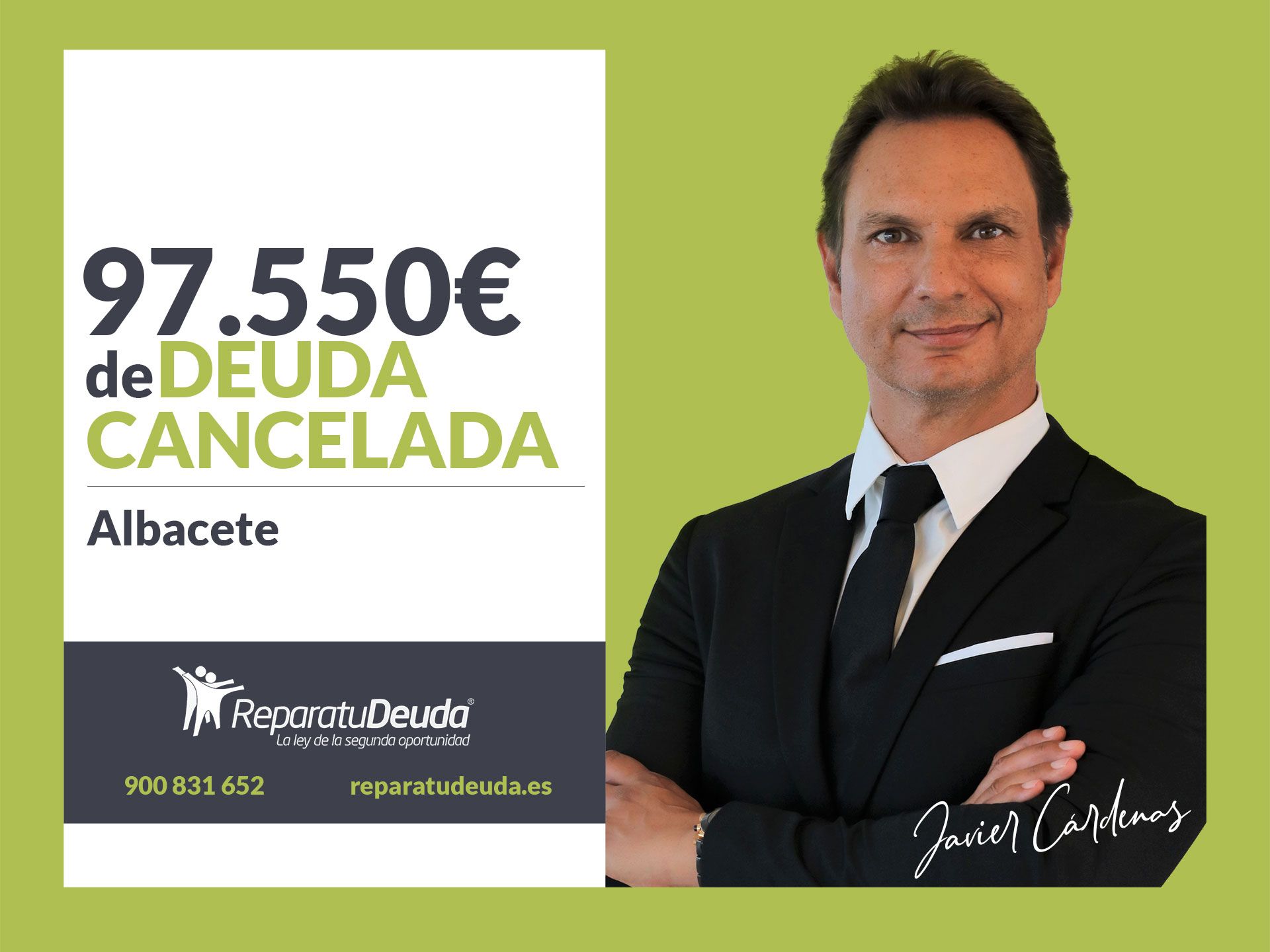 Repara tu Deuda cancela 97.550€ en Albacete (Castilla-La Mancha) con la Ley de Segunda Oportunidad