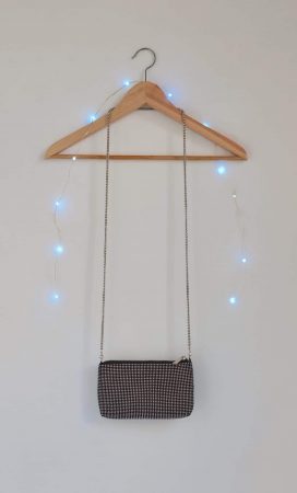 Bandolera mini brillos  