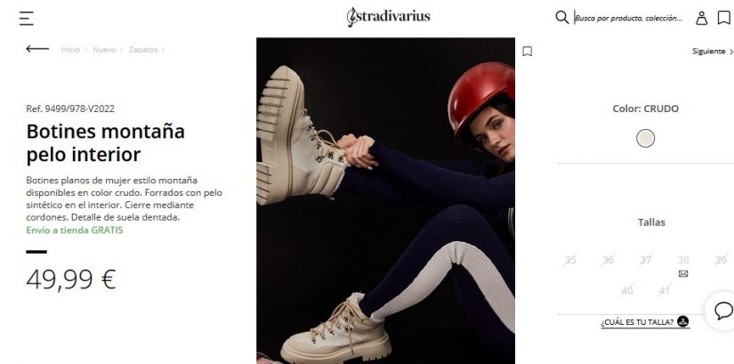 Botines montaña pelo interior