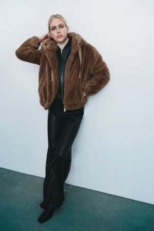 Cazadora efecto pelo