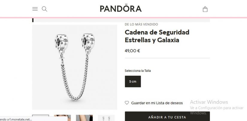 Joyas de Pandora por menos de 50 euros para regalar a última hora 19 Merca2.es Cadena de Seguridad Estrellas y Galaxia
