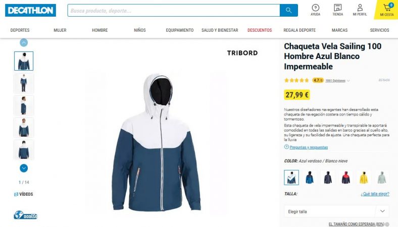 Chaqueta Vela Sailing