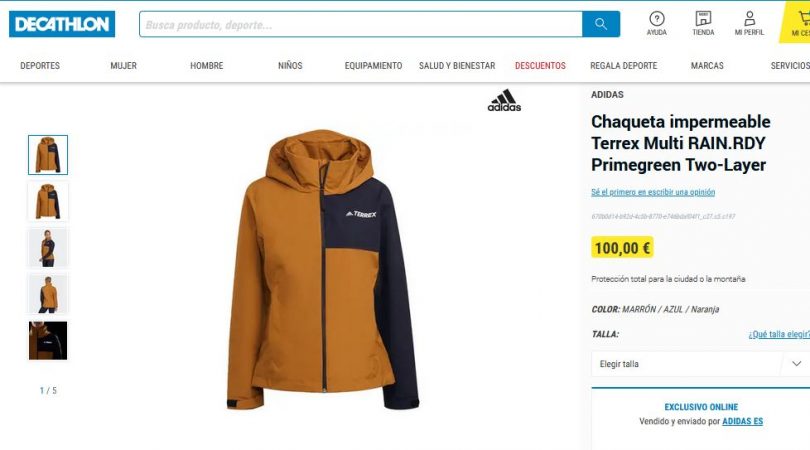 Chaqueta impermeable Terrex