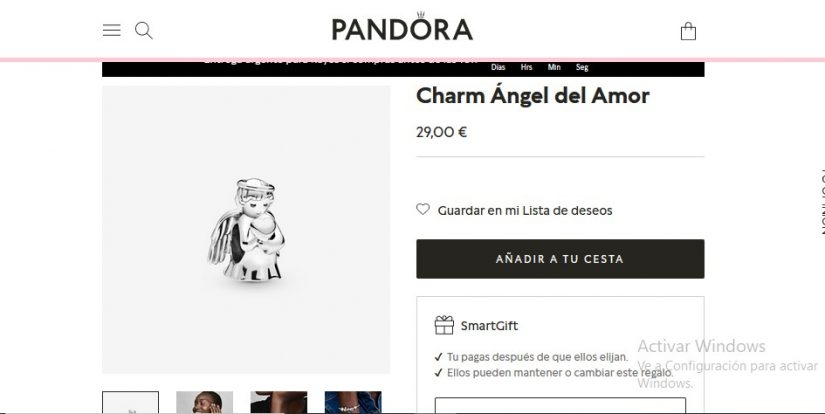 Joyas de Pandora por menos de 50 euros para regalar a última hora 22 Merca2.es Charm Ángel del Amor