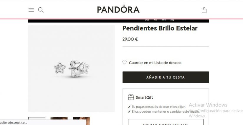 Joyas de Pandora por menos de 50 euros para regalar a última hora 24 Merca2.es Pendientes Brillo Estelar
