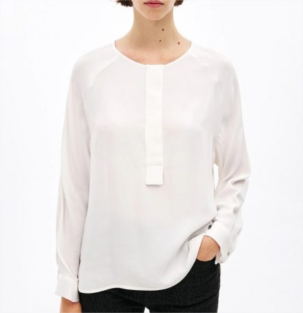 blusa fluida marfil bimba y lola el corte ingles