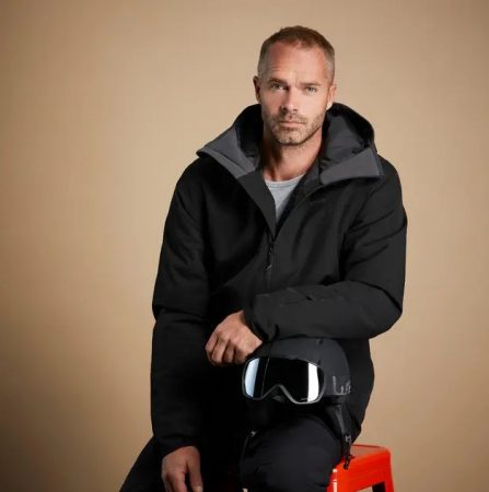 Chaqueta de invierno y esquí hombre wedze 100 negro