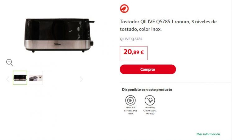 Tostador QILIVE Q5785 Alcampo