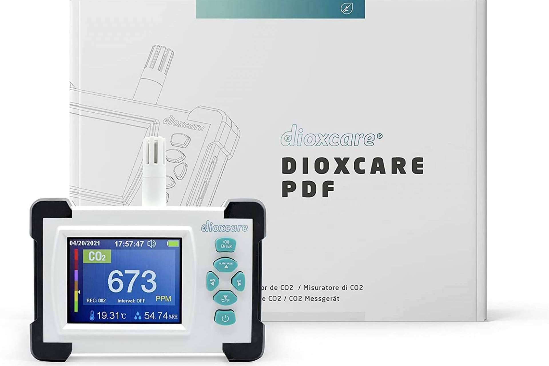 ¿Qué beneficios ofrece el medidor calidad del aire y detector de CO2 de Protect Soiart Distribución?