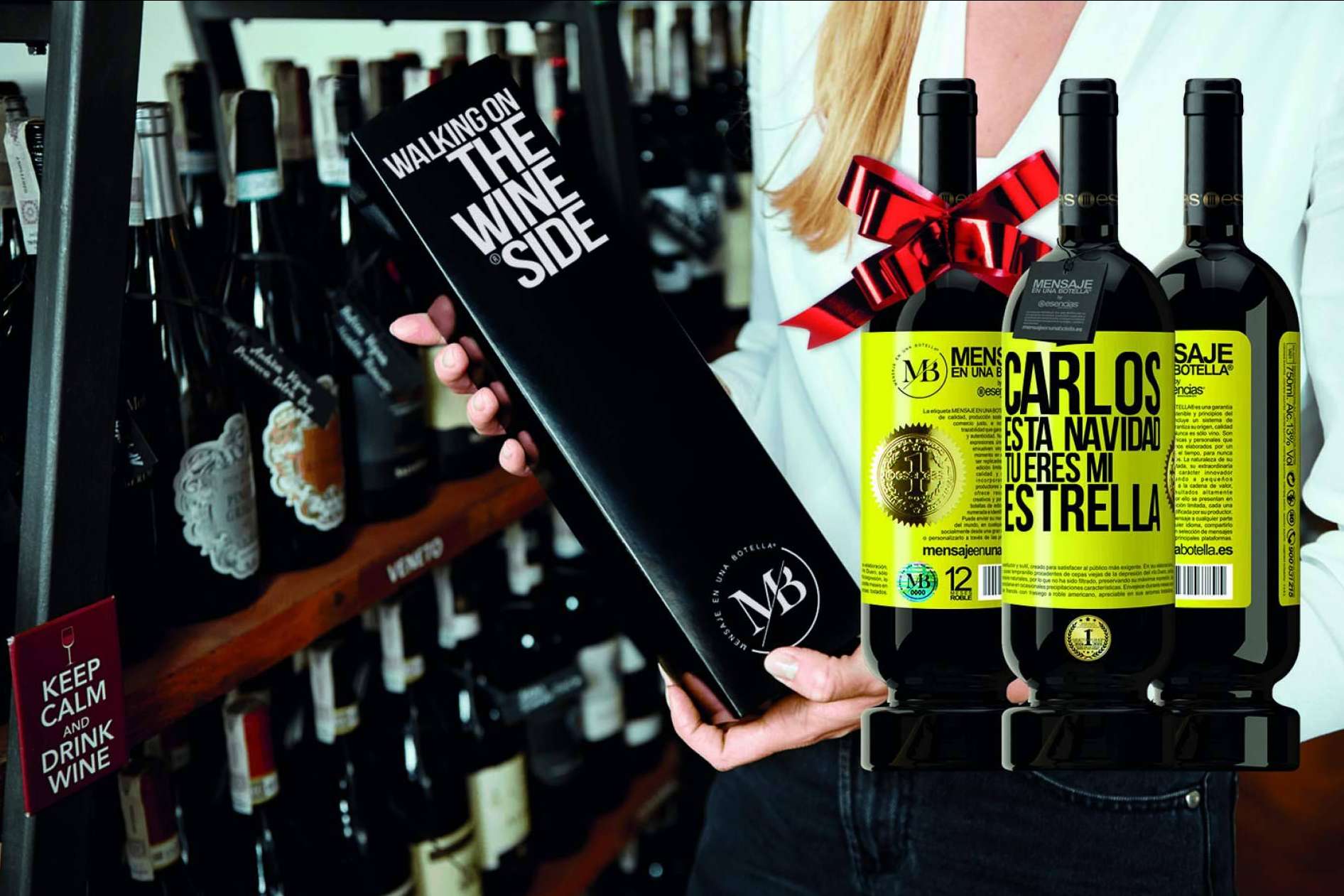 Vinos Premium personalizados de regalo para estas navidades