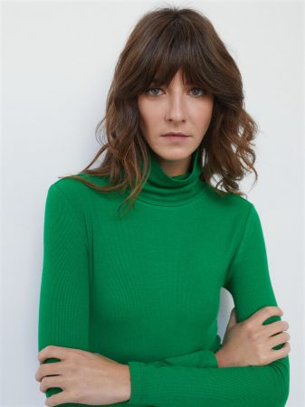 Jersey ajustado de cuello alto