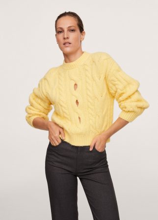  Jersey de punto trenzado 