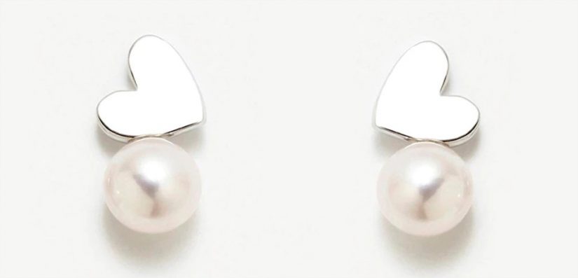 pendientes corazon perla agatha ruiz de la prada el corte ingles