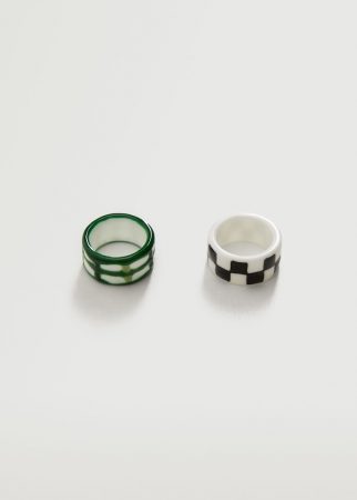 Set de anillos combinados