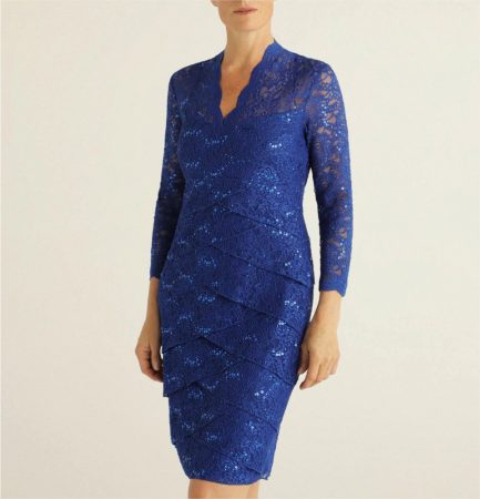 vestido encaje capas