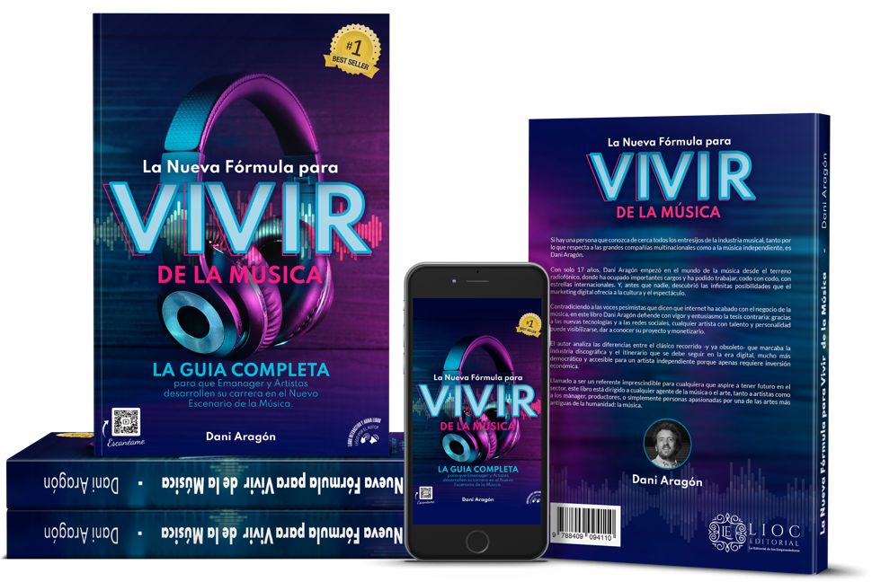 El libro de Dani Aragón ‘La nueva fórmula para vivir de la música’ sigue en 1ª posición como Best Seller