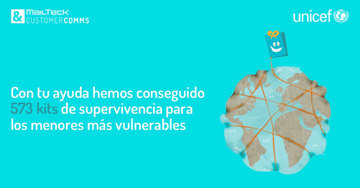 MailTecK & Customer Comms donará 573 kits de supervivencia en el marco de su campaña de Navidad