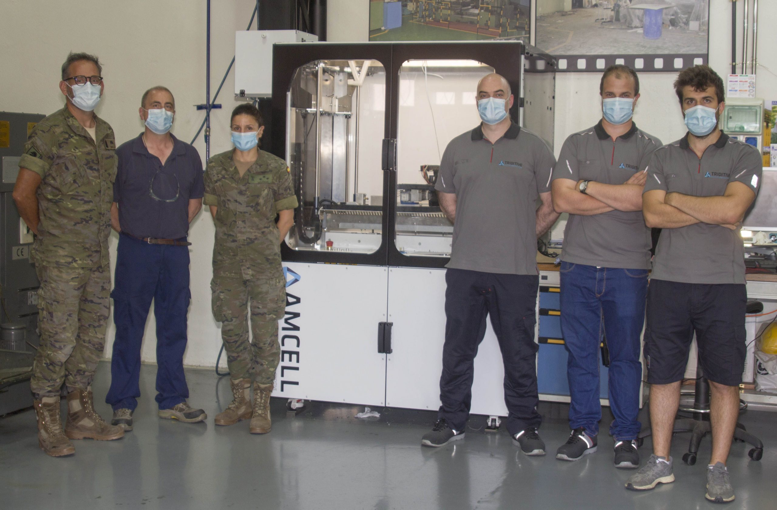Triditive instala la primera máquina de fabricación aditiva híbrida del Ejército español Triditive instala la primera máquina de fabricación aditiva híbrida del Ejército español