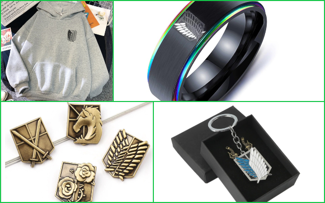 Aliexpress: El merchandising de Ataque a los Titanes que todo fan del anime necesita