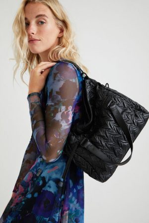 Bolso mano efecto cuero porta móvil