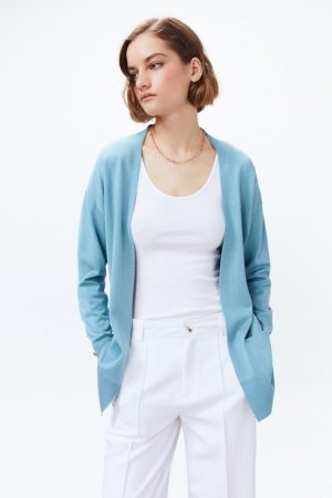 CHAQUETA ABIERTA VISCOSA  